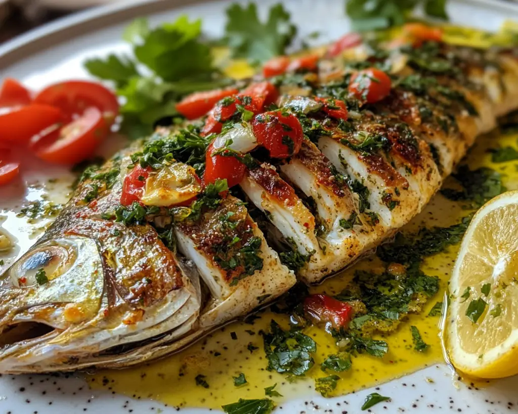 Mediterranean Baked Fish with Herbs