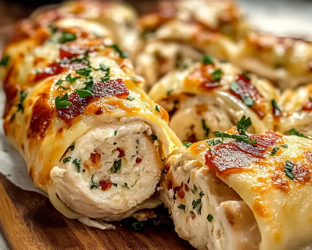 This Cheesy Chicken Roll Up Will Change Your Life!