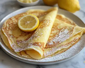🍋 Quick Prep Lemon Curd Crepes (Citrus Breakfast or Dessert)