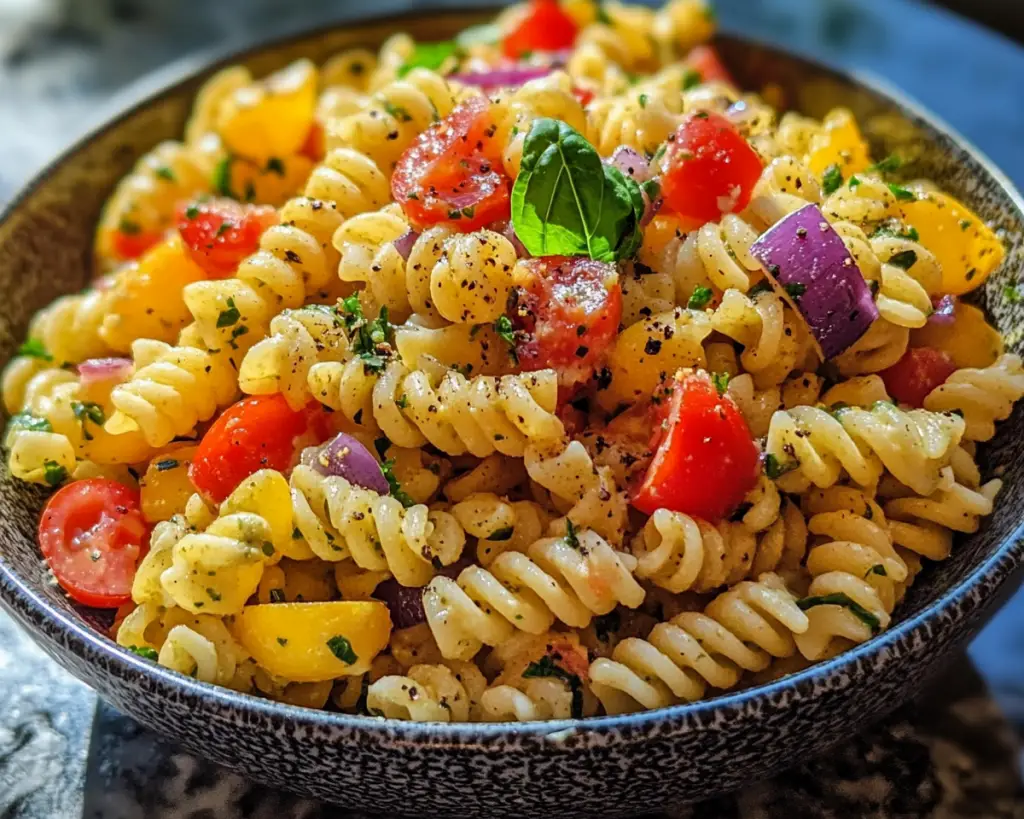 Easy Pasta Salad for Meal Prep