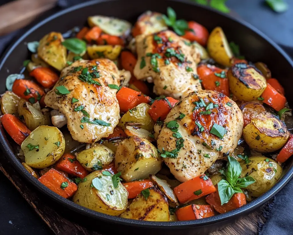 Healthy One-Pan Chicken Dinner
