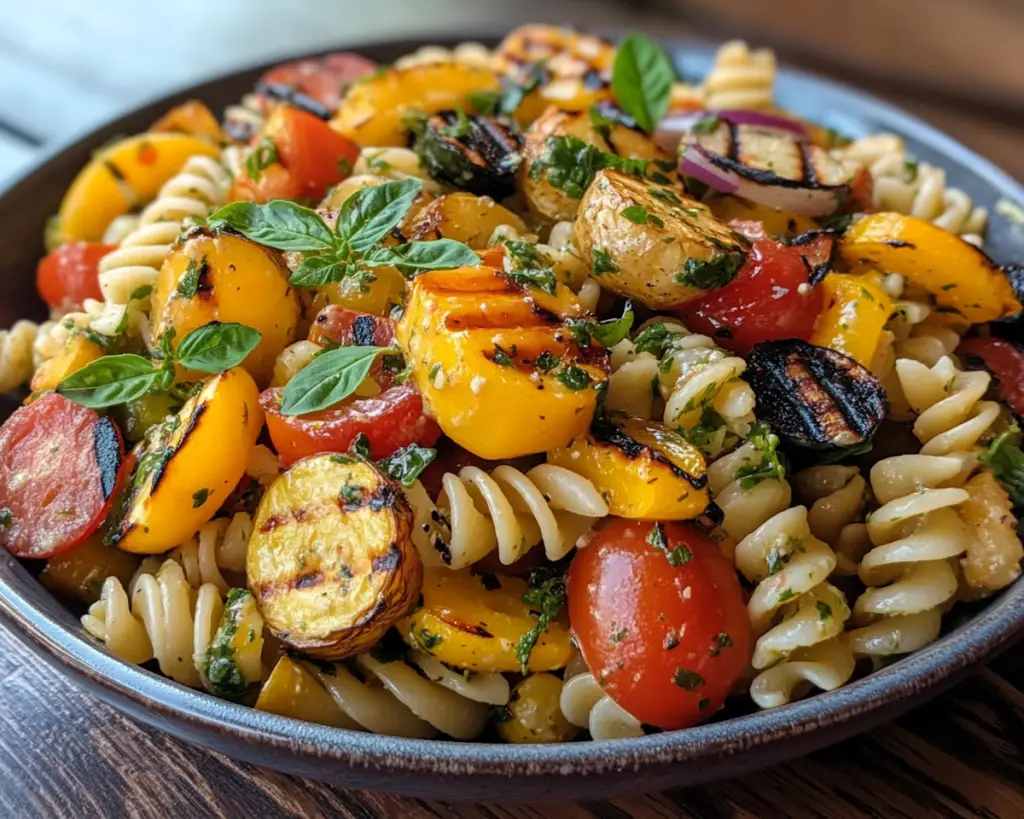 Pasta Salad with Grilled Vegetables