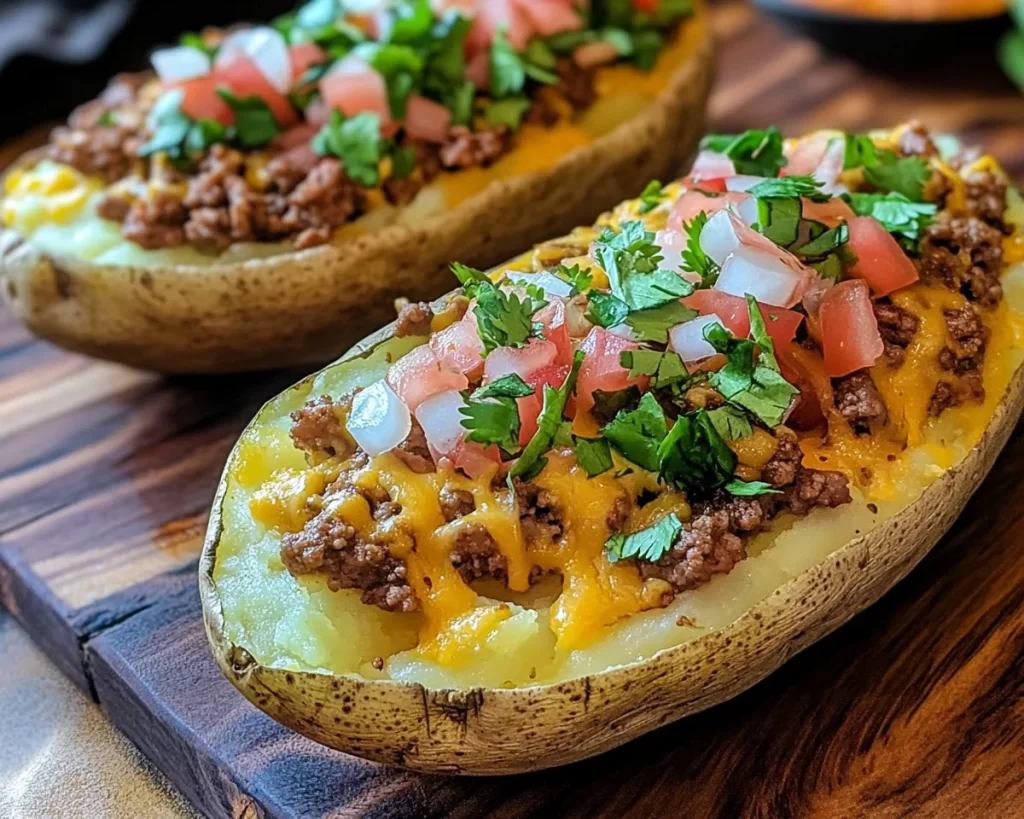 Taco Loaded Baked Potatoes: Comfort Food Delight