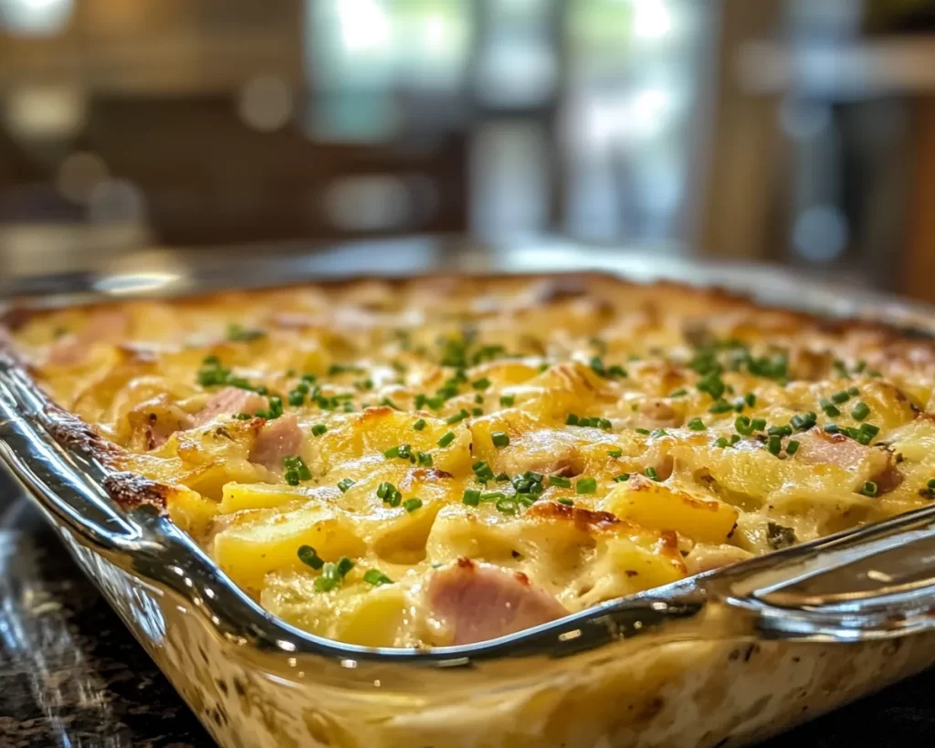 Easter Ham and Potato Casserole