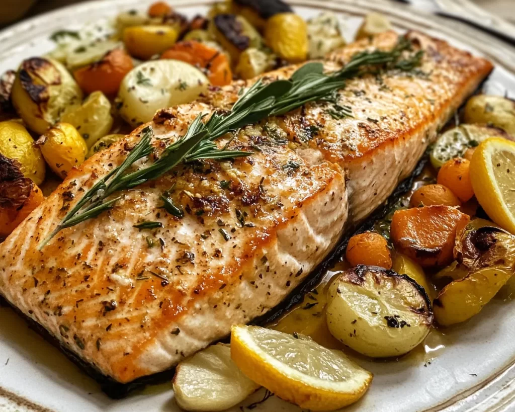 Mother’s Day Roasted Salmon Dinner