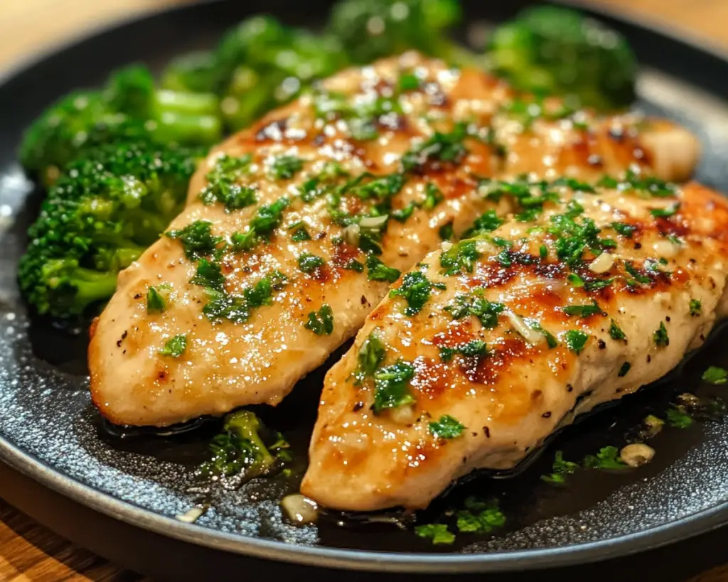 Garlic Butter Chicken with Broccoli
