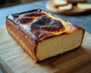 Decadent Burnt Basque Cheesecake Loaf Recipe