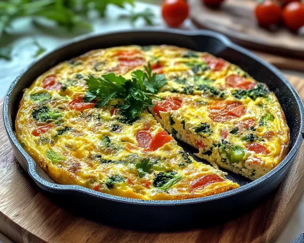 Frittata Recipe with Mixed Veggies (Easy Baked)