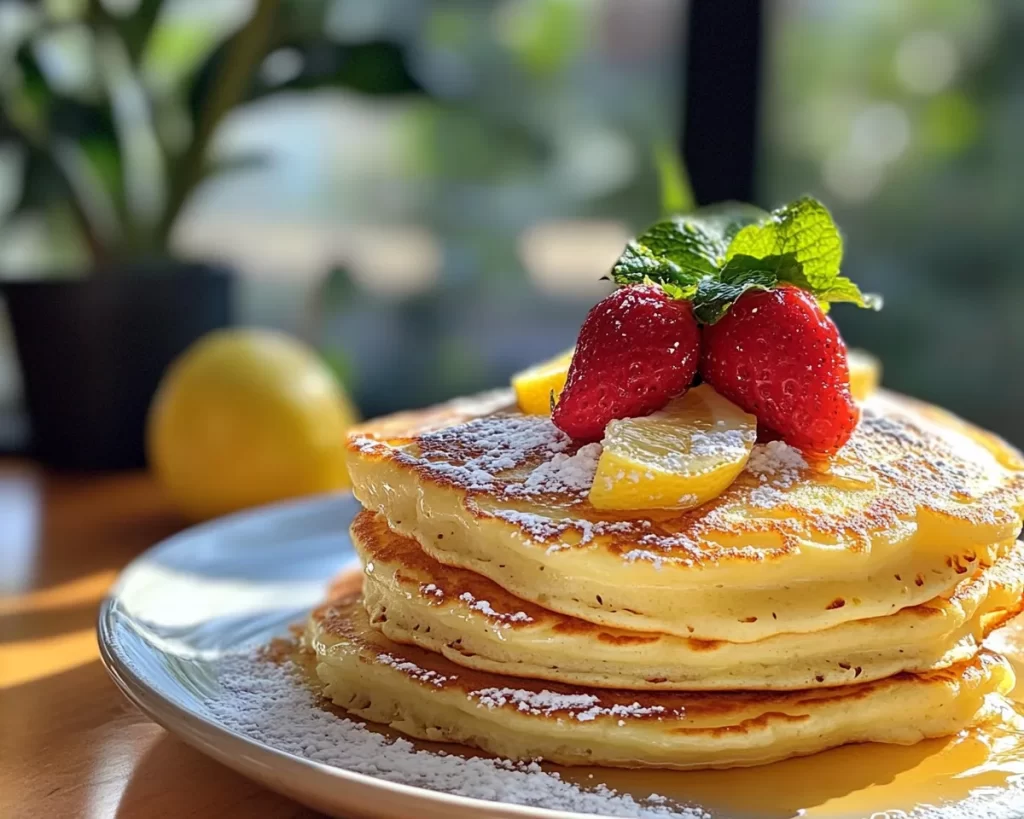 Mother’s Day Lemon Ricotta Pancakes