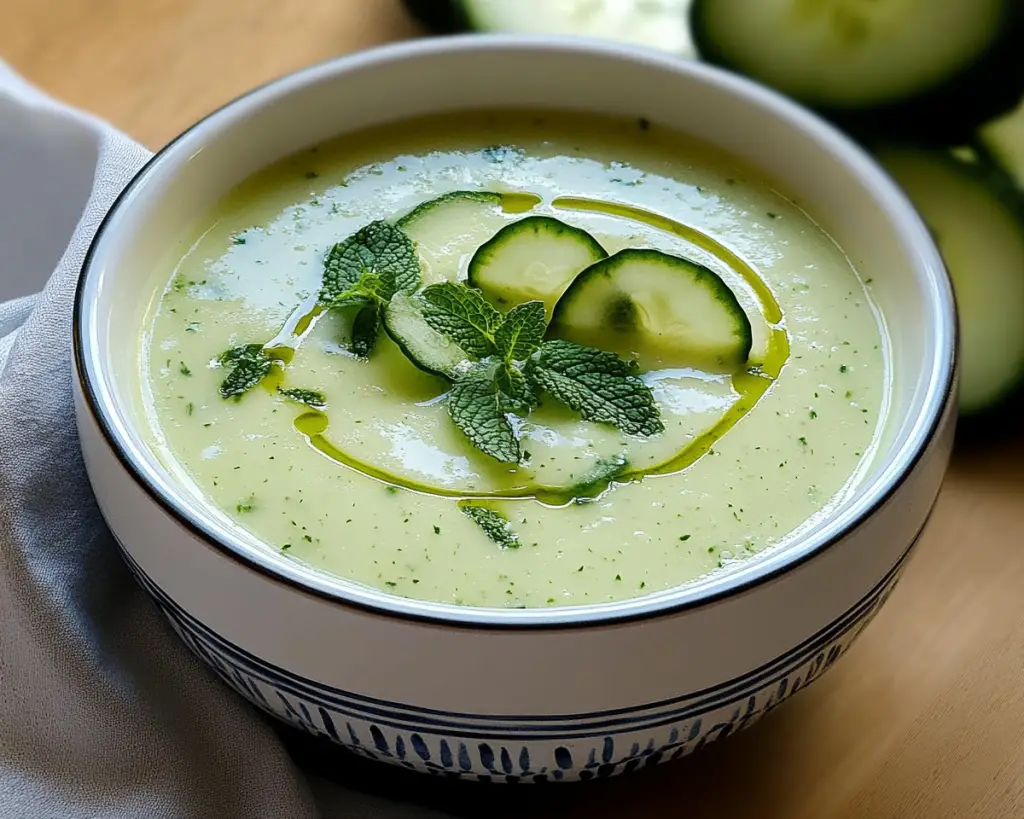 Chill Out with this Refreshing Cucumber Soup