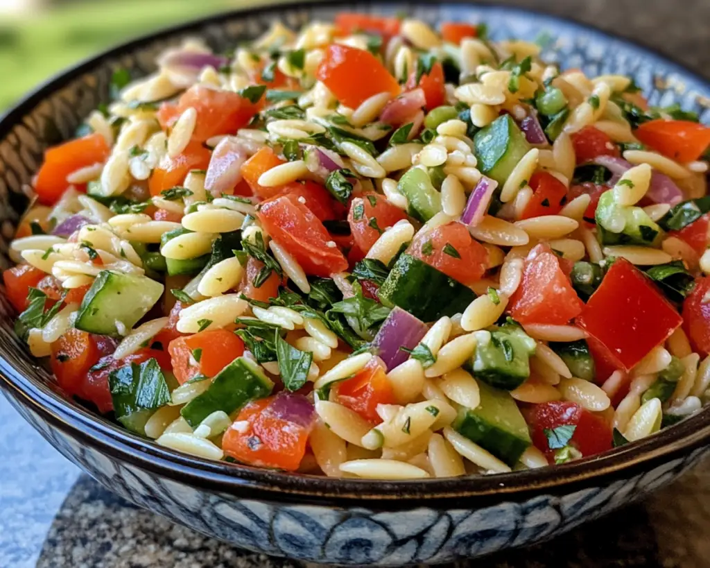 Mediterranean Orzo Pasta Salad
