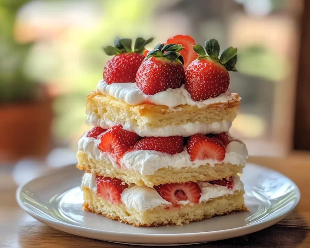 Mother’s Day Strawberry Shortcake Dessert
