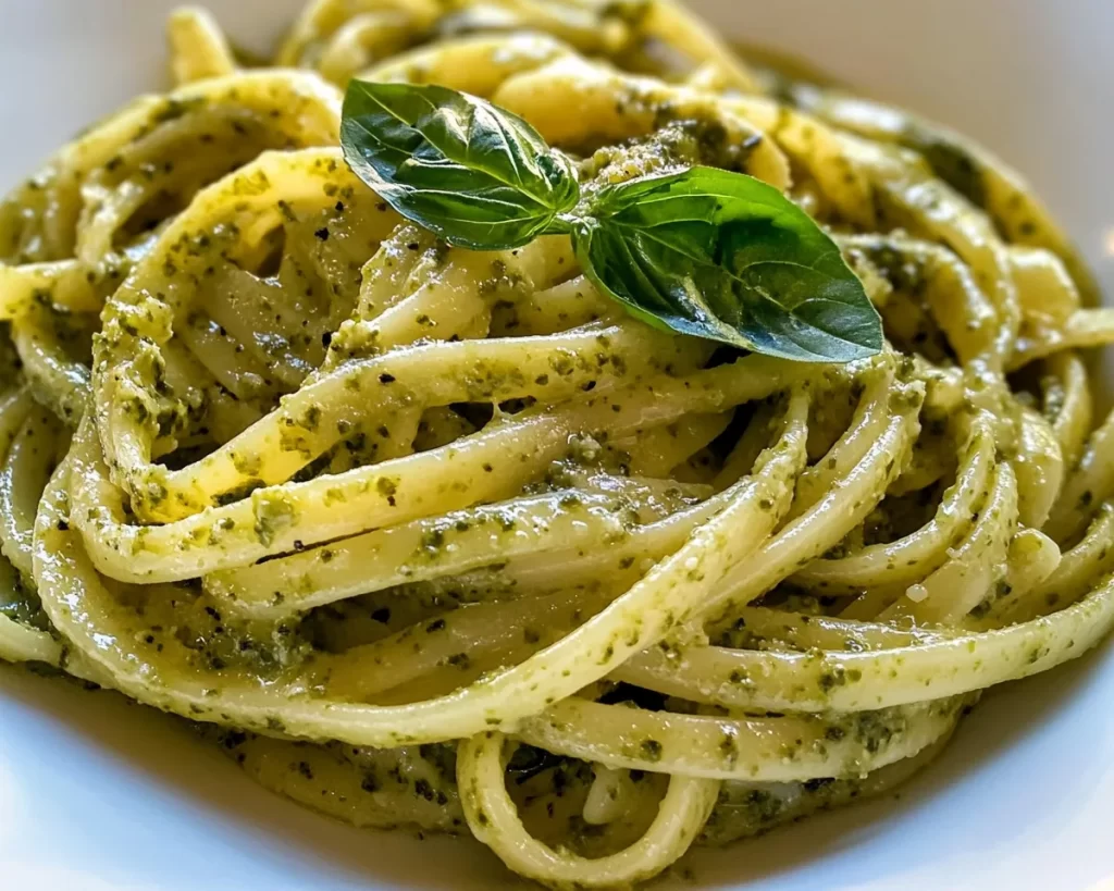 Spring Dinner Party Creamy Pesto Pasta