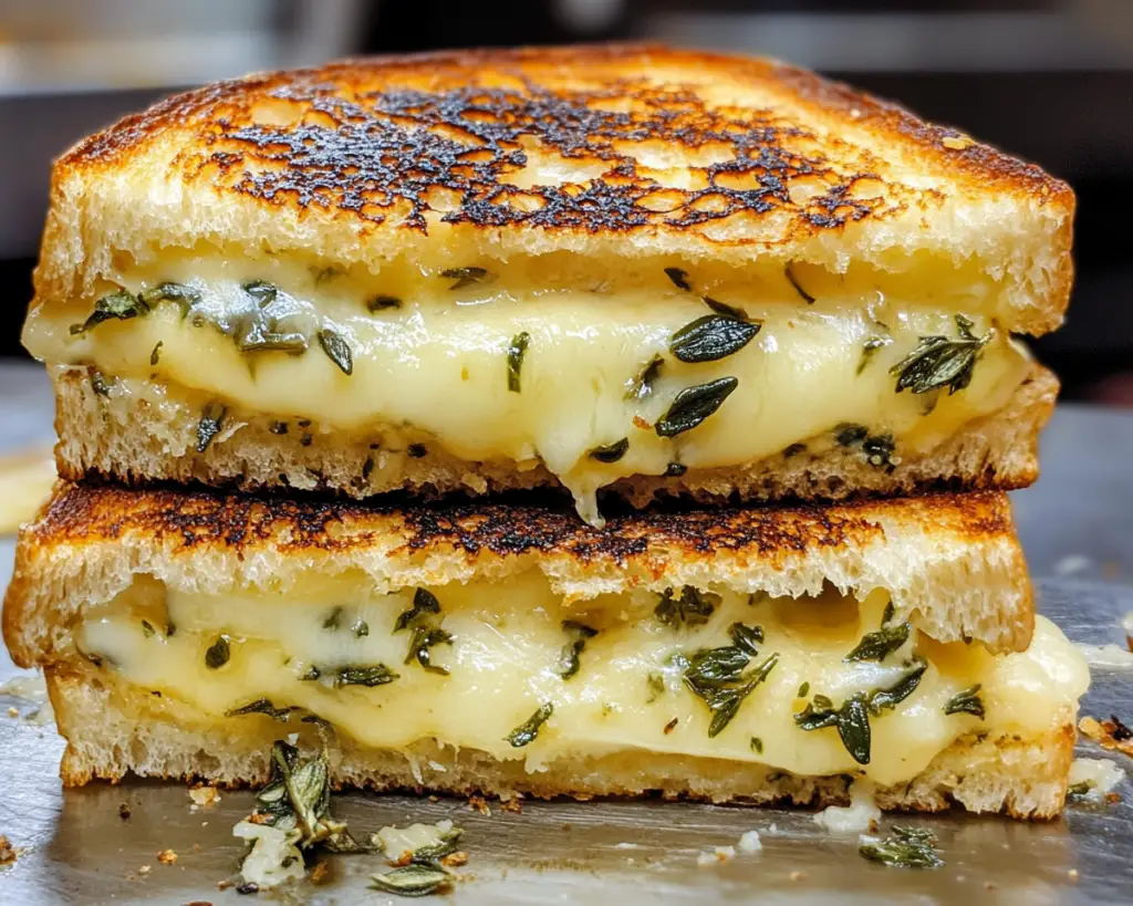 🧈 Sage Butter Grilled Cheese (Crispy, Cheesy & Elevated!)