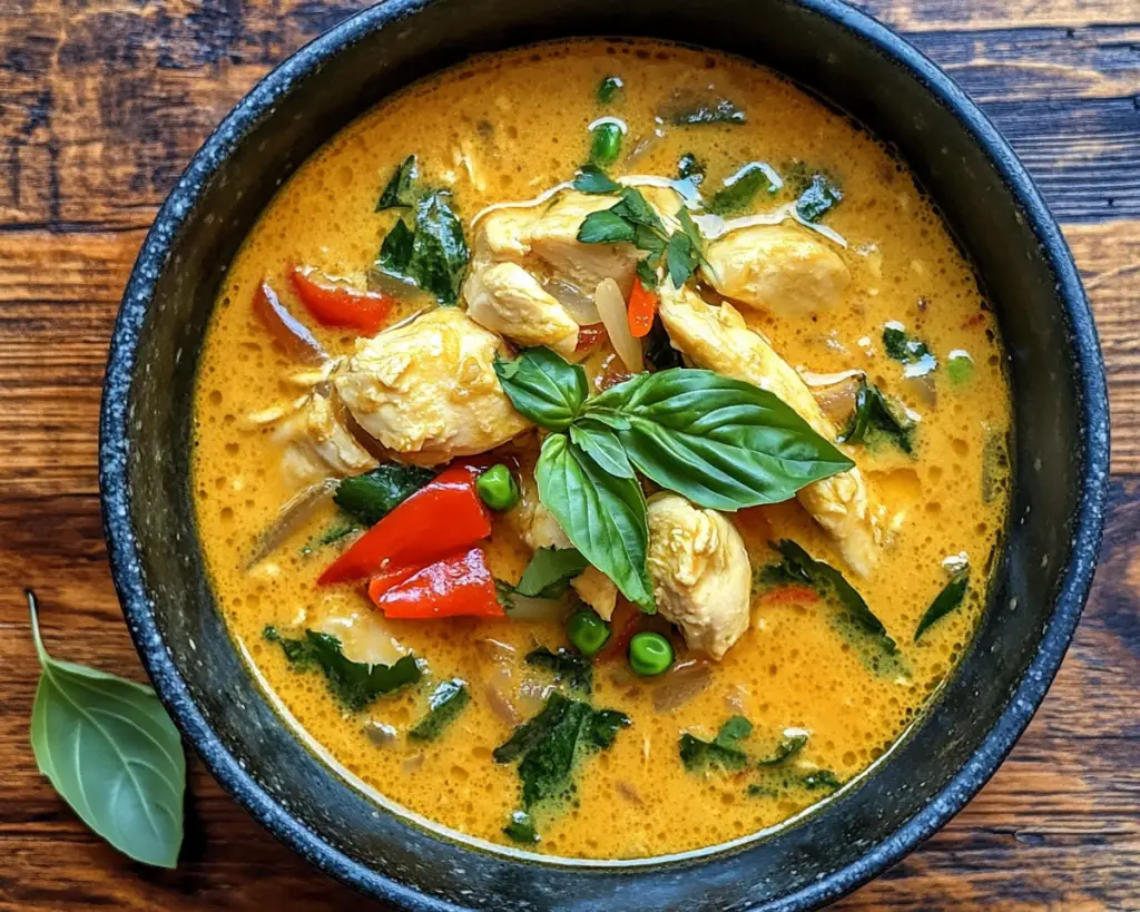 Easy Thai Yellow Curry Chicken (Creamy & Spicy)