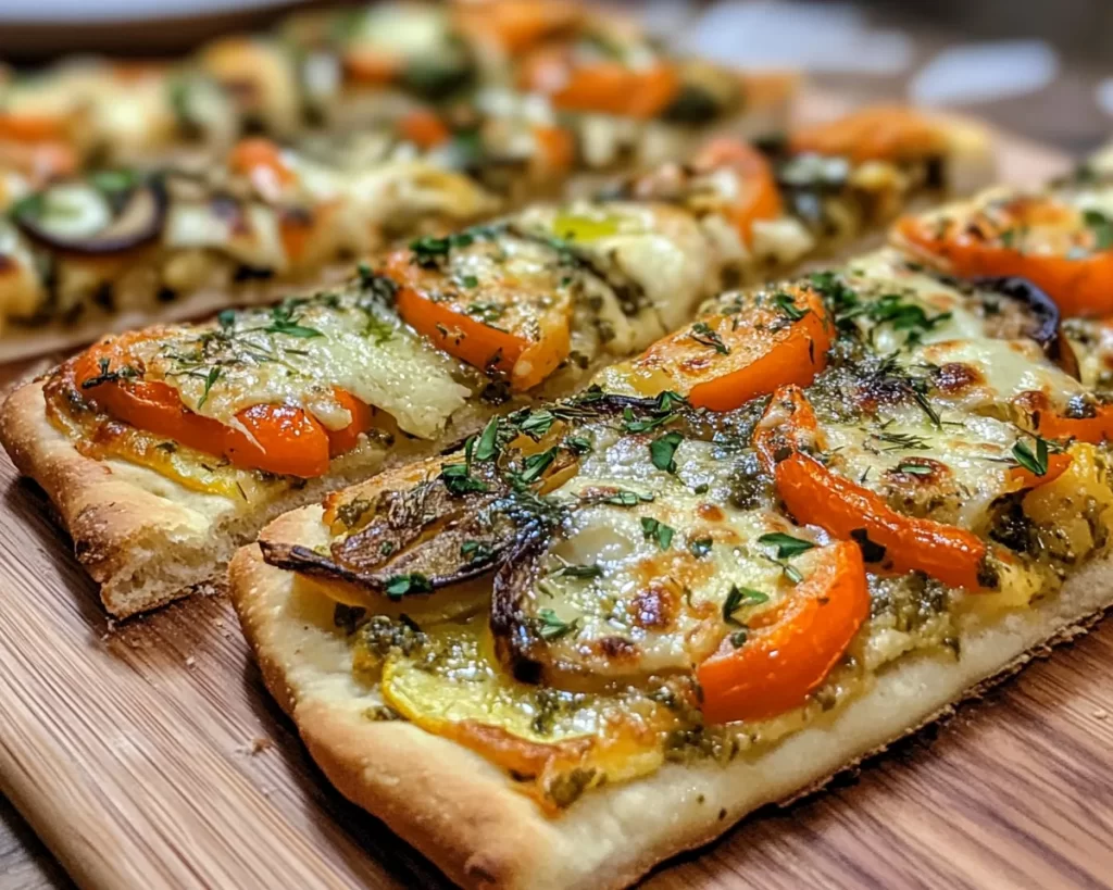 Spring Dinner Party Spring Veggie Flatbread