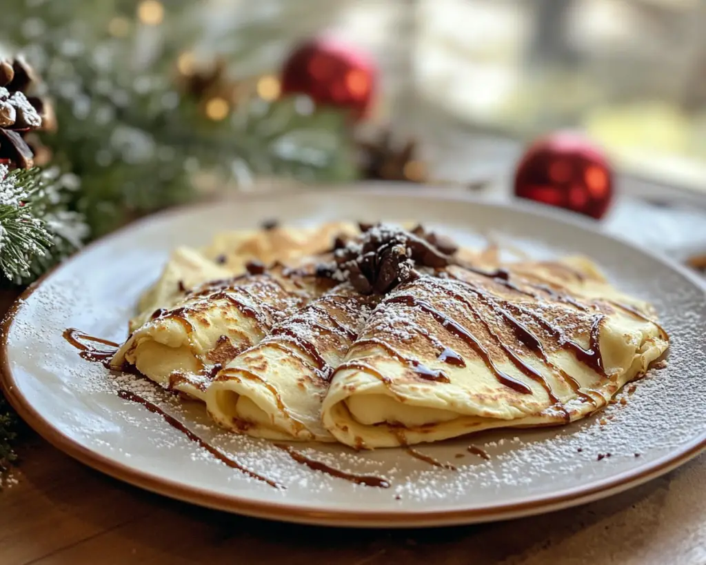 Eggnog Crepes – Holiday Brunch Recipe
