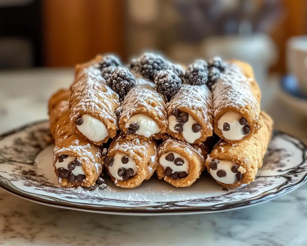 Cannoli Cookies 🍪 (Sweet Italian Dessert)