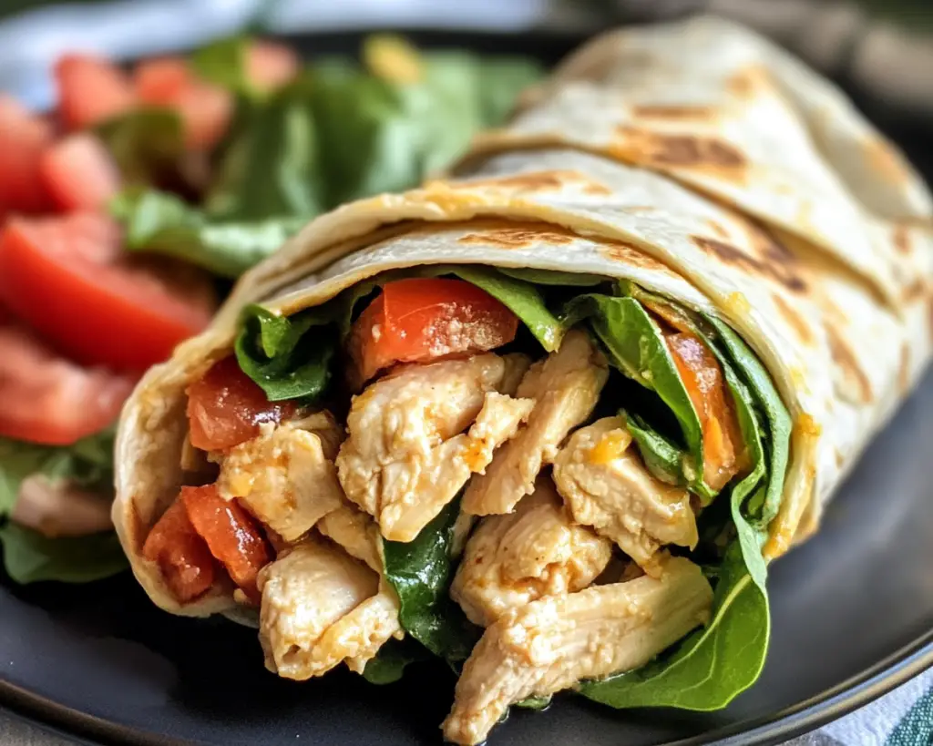🌯 Creamy Sesame Chicken Wraps (Quick & Flavor-Packed!)