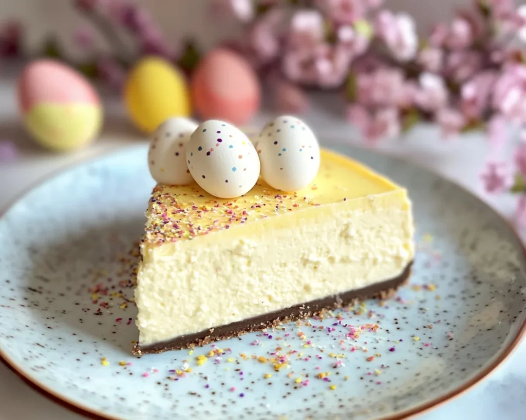 Easter Vanilla Bean Cheesecake
