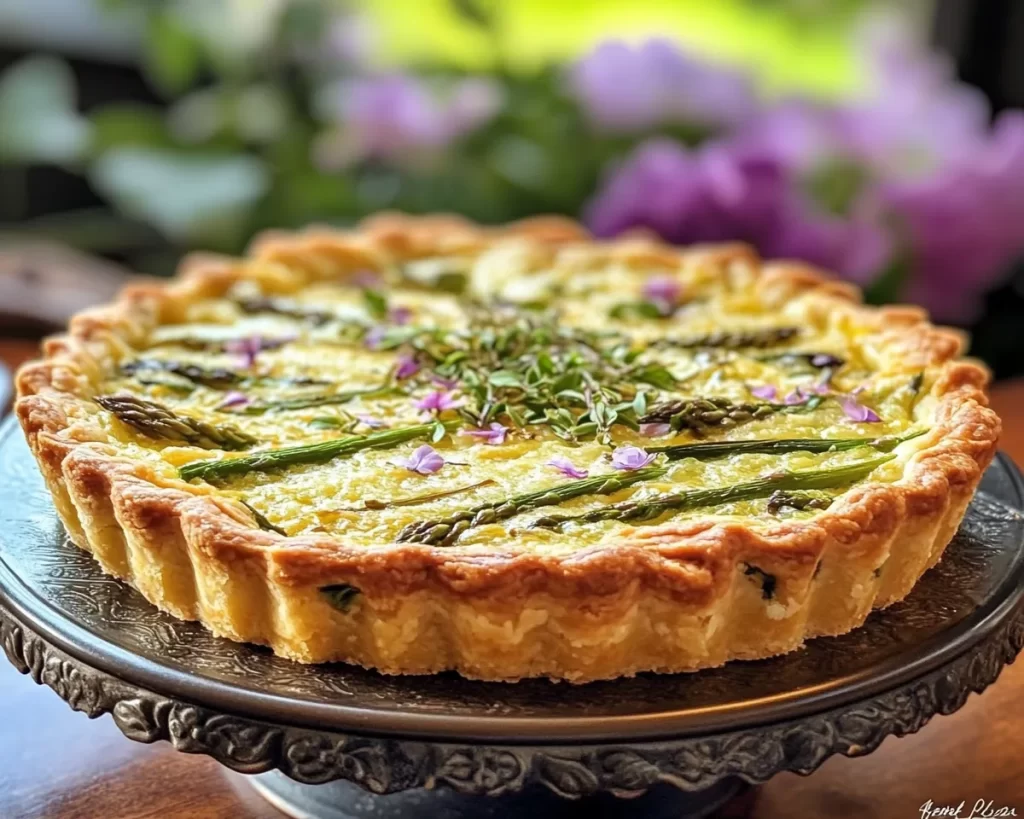 Spring Dinner Party Asparagus Tart