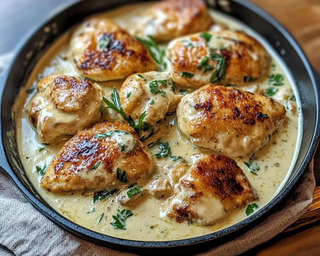 Quick & Easy Creamy Boursin Chicken