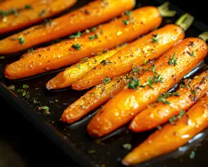 Roasted Carrots with Honey and Thyme