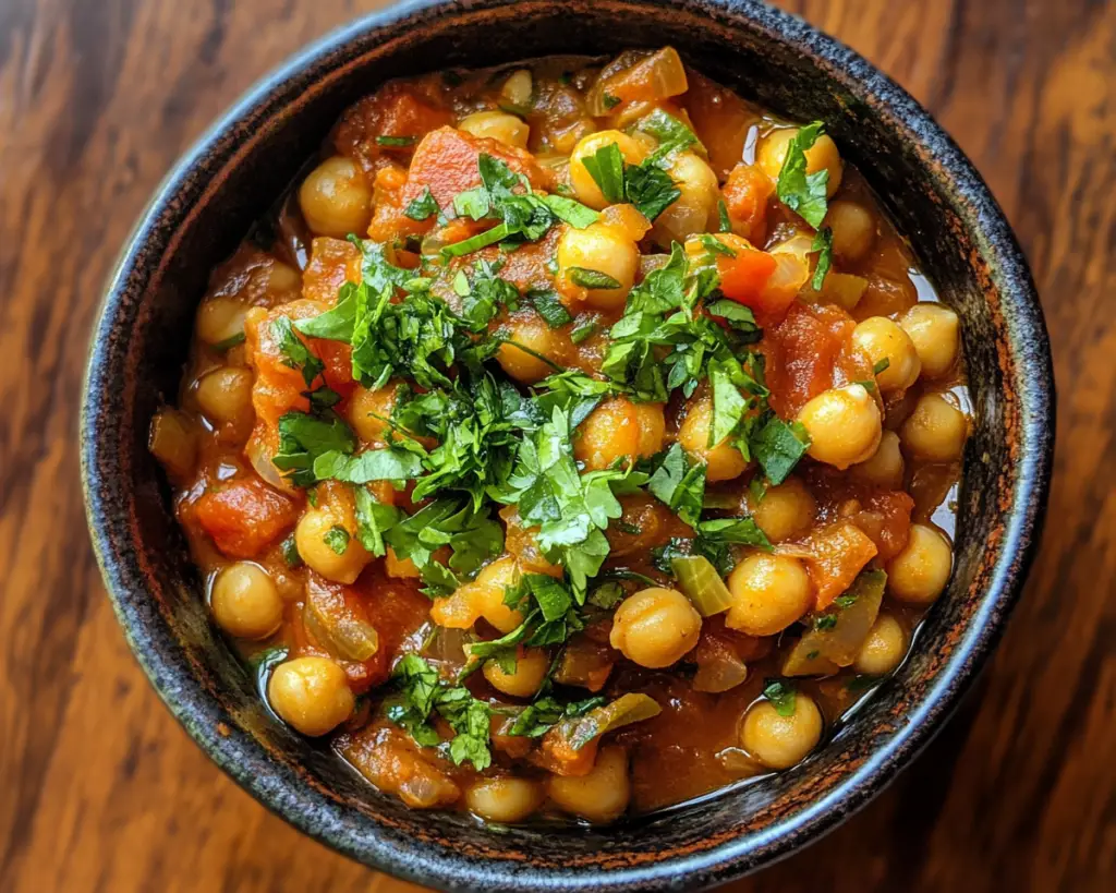 Mediterranean Chickpea and Tomato Stew
