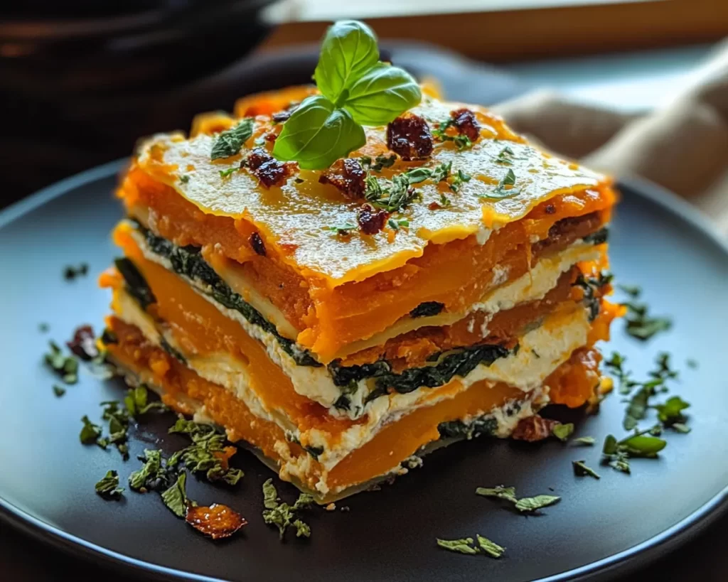 Layered Sweet Potato Lasagna : A Flavorful Vegetarian Delight