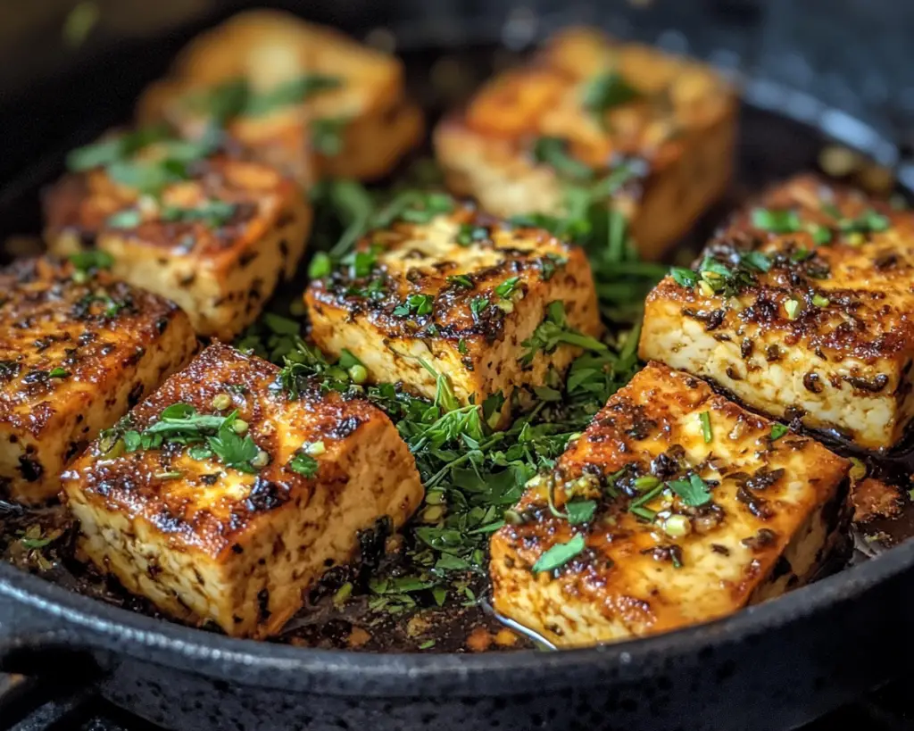 Crispy Herbed Tofu (Easy Vegan Protein Recipe)