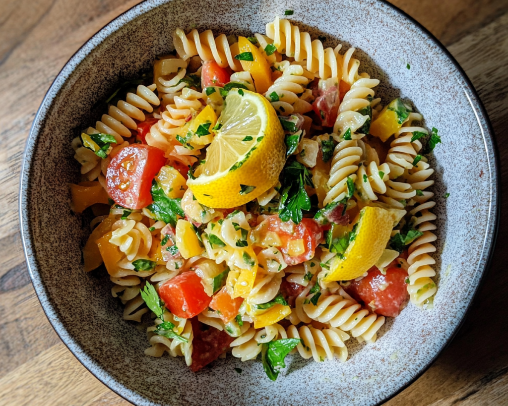 Pasta Salad with Lemon and Olive Oil