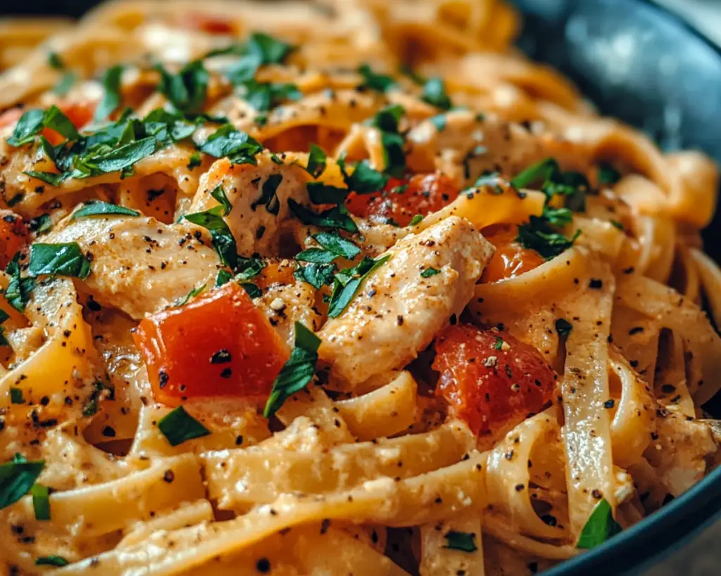 Creamy Tomato Basil Chicken Pasta