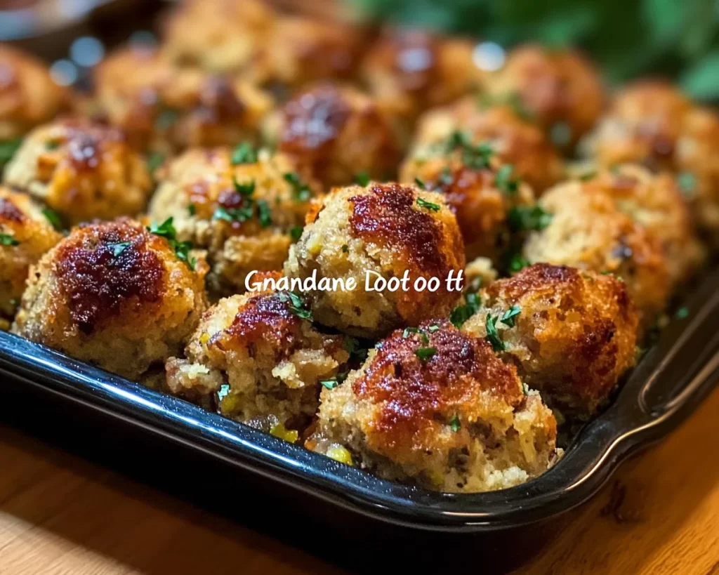 Cozy Grandma Dot’s Stuffing Balls Recipe