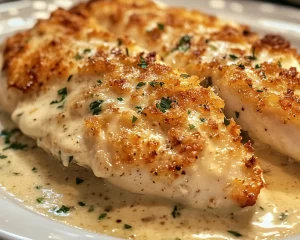 Spring Dinner Party Creamy Parmesan Chicken