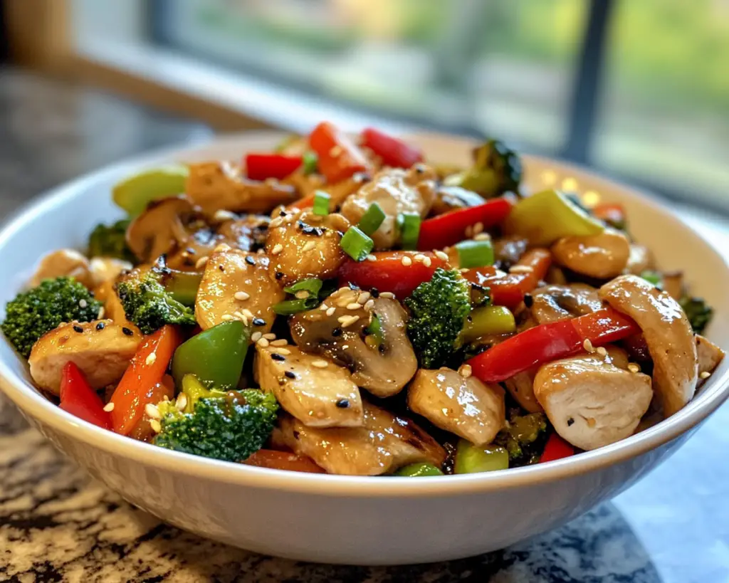Healthy Chicken Veggie Stir Fry
