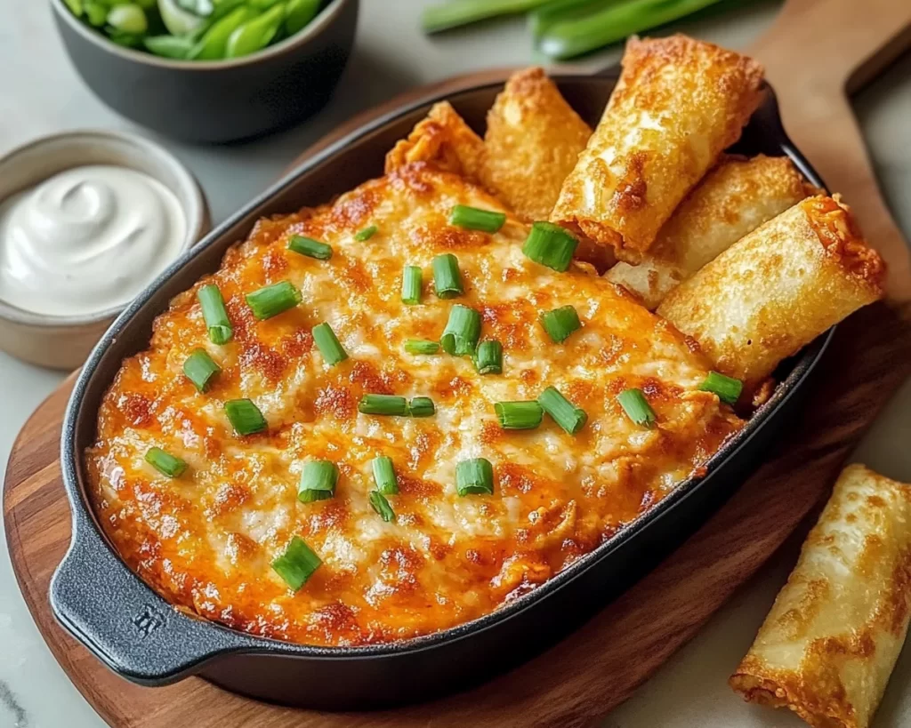 I'M Obsessed With This Crispy Buffalo Chicken Dip!