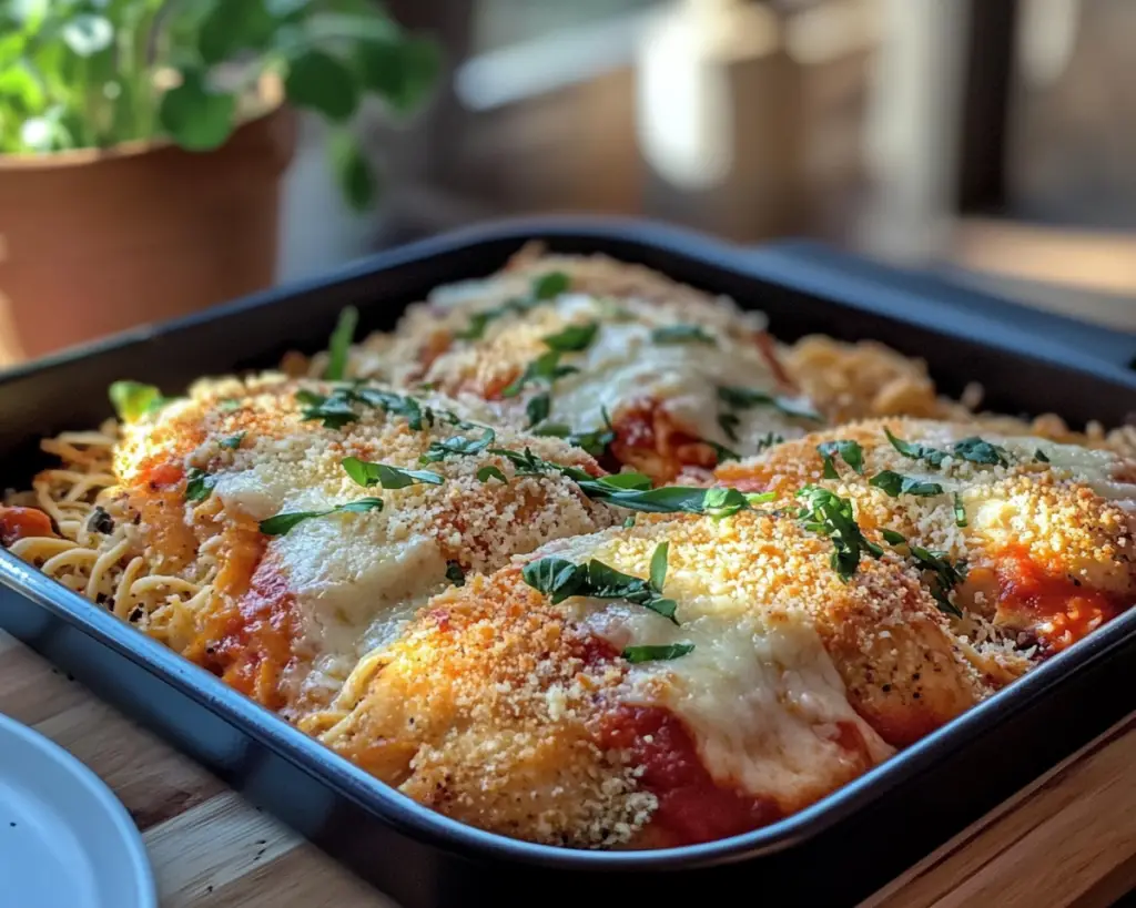 One-Pan Chicken Parmesan Bake