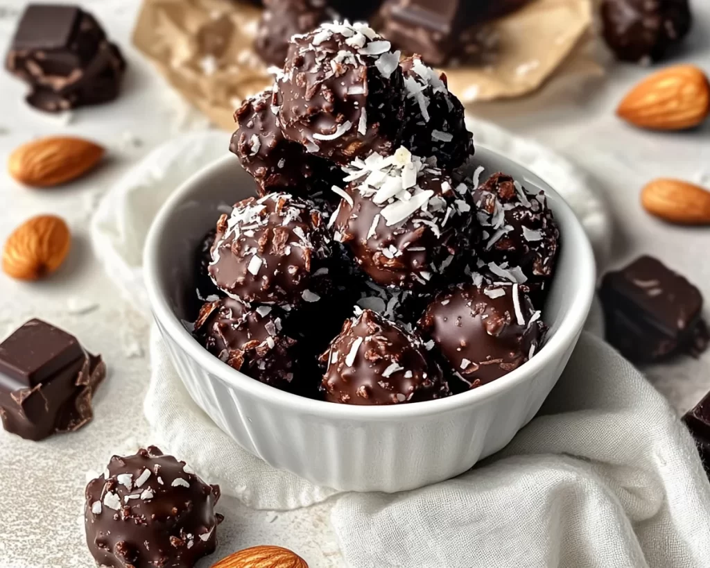 Classic Dark Chocolate Coconut Almond Clusters