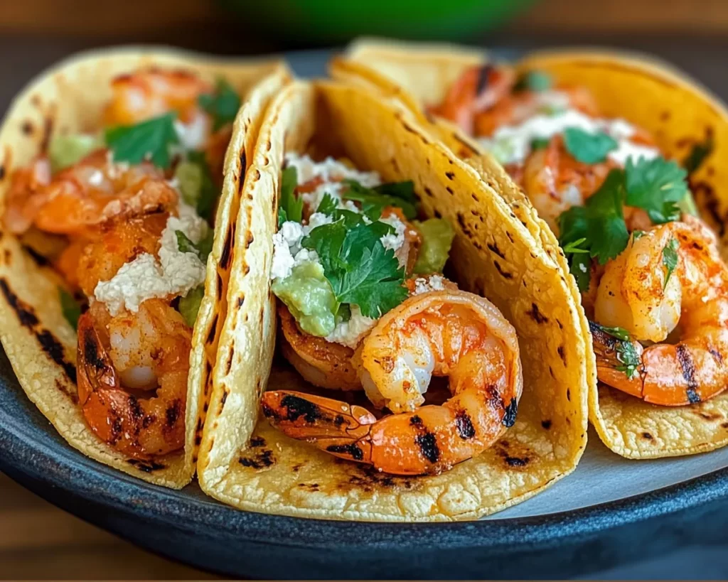 Zesty Spicy Grilled Shrimp Tacos Recipe!