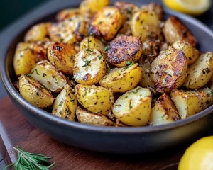 Spring Dinner Party Lemon Roasted Potatoes