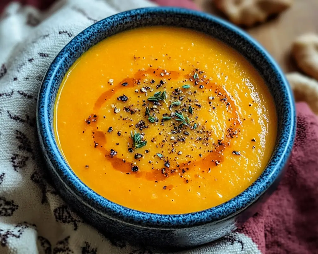 Cozy Carrot Ginger Soup Recipe