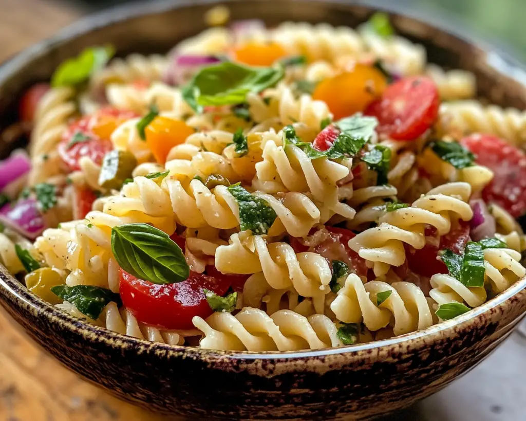 Italian Pasta Salad with Olive Oil