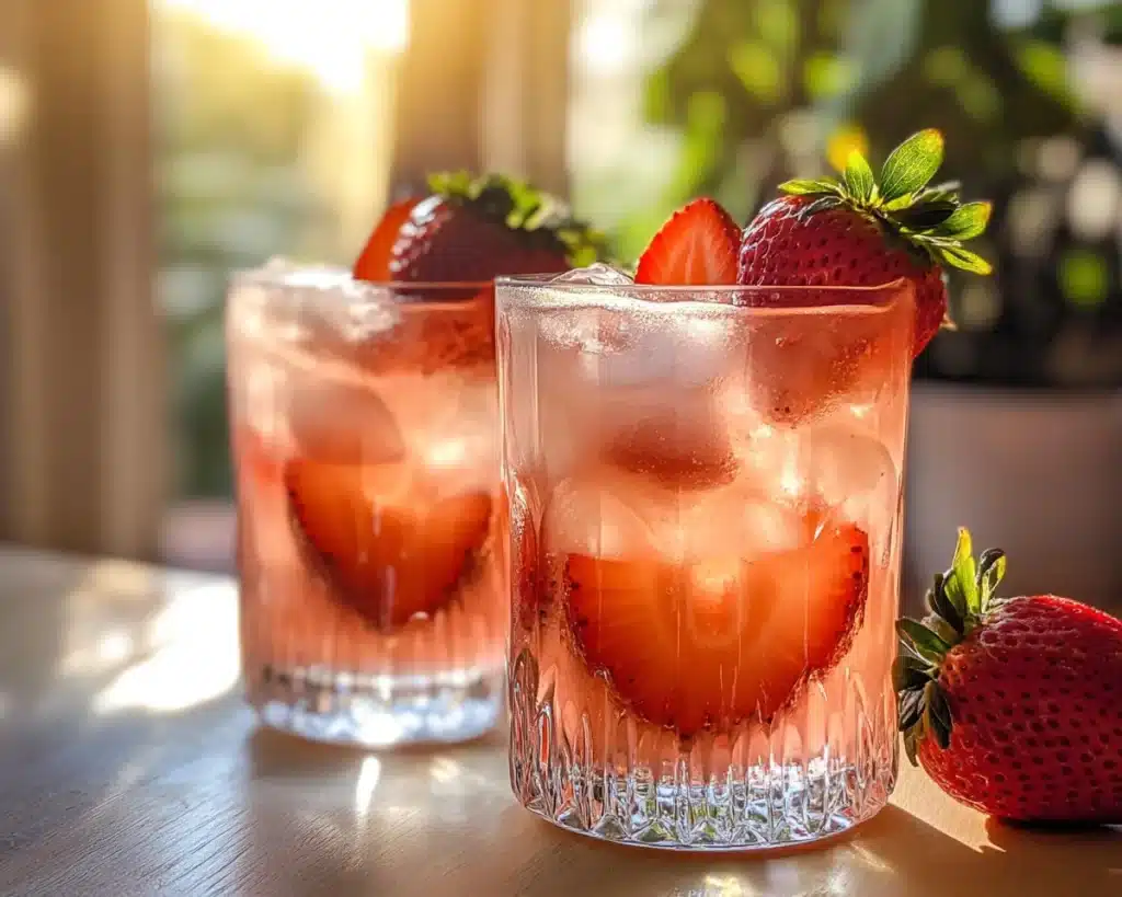 Spring Drinks: Strawberry Coconut Mocktail