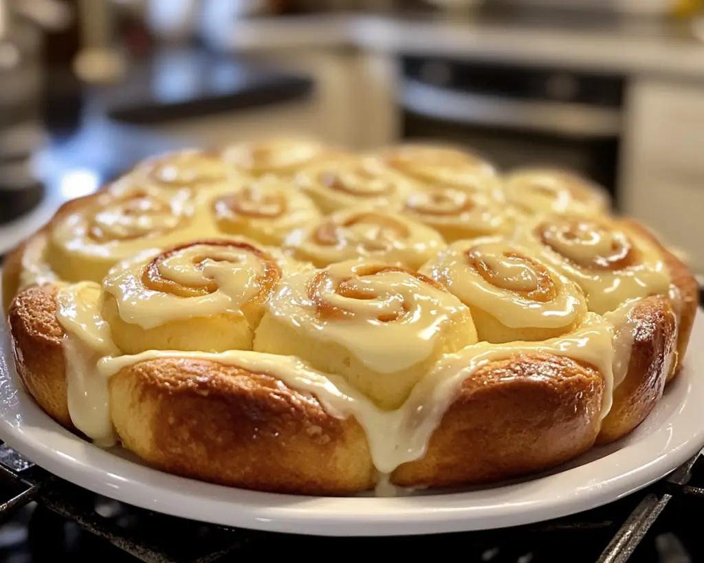 🍋 Lemon Sugar Rolls with Vanilla Cream Cheese Icing