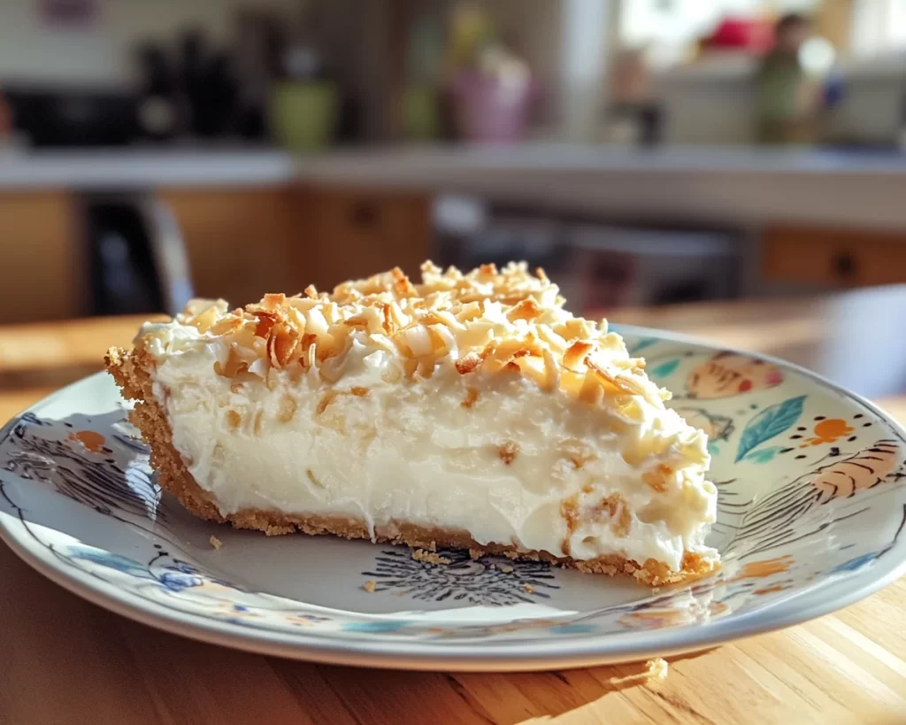 Easter Coconut Cream Pie