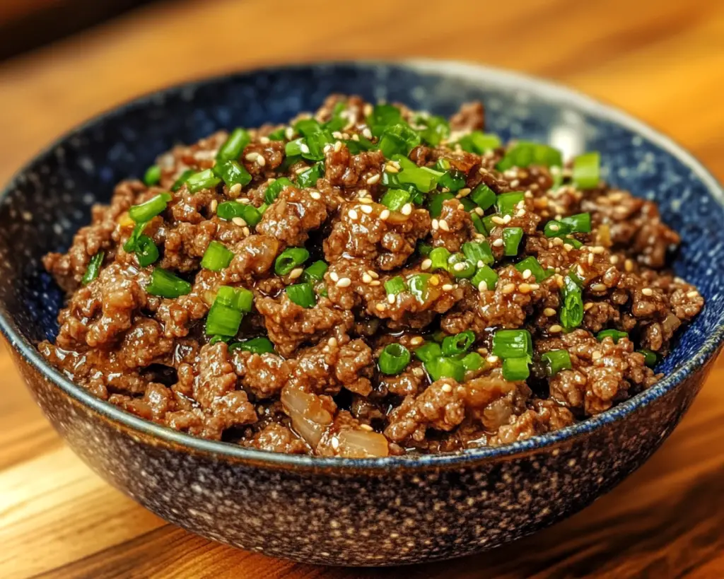 Ground Beef with Soy Sauce – Easy Asian Beef Recipe