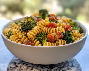 Pasta Salad with Roasted Broccoli