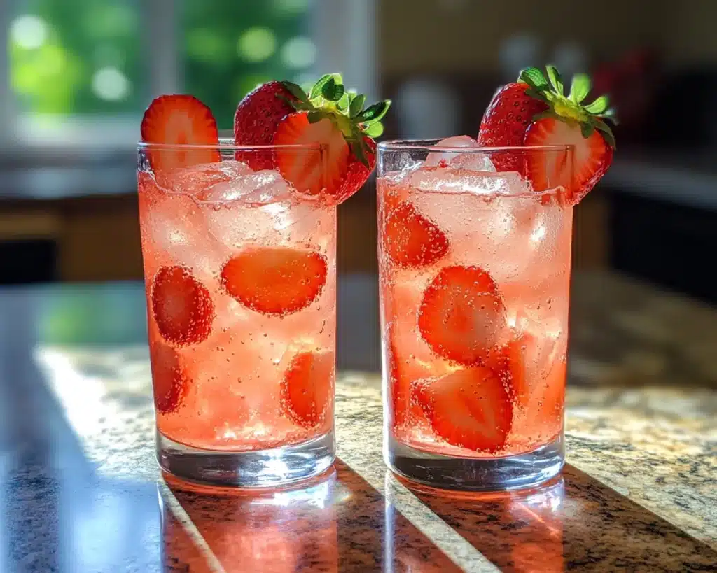Soda Drinks Recipes: Strawberry Soda (Easy)