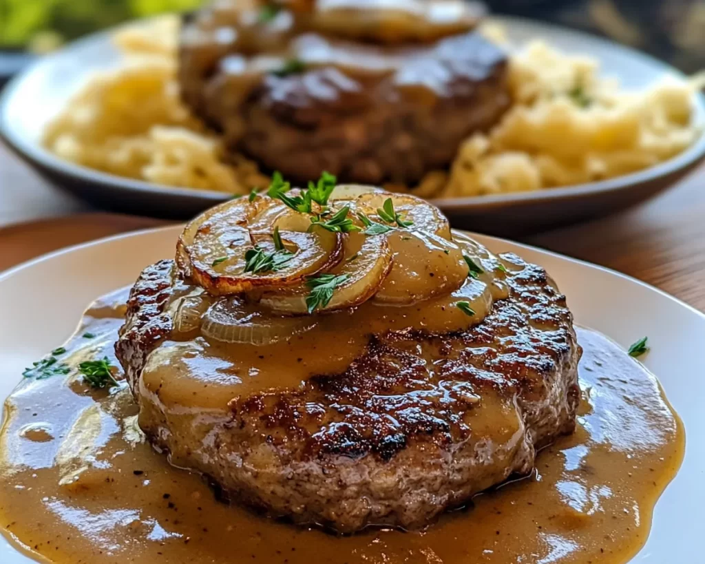Delicious Hamburger Steak & Gravy Recipe