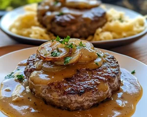 Delicious Hamburger Steak & Gravy Recipe